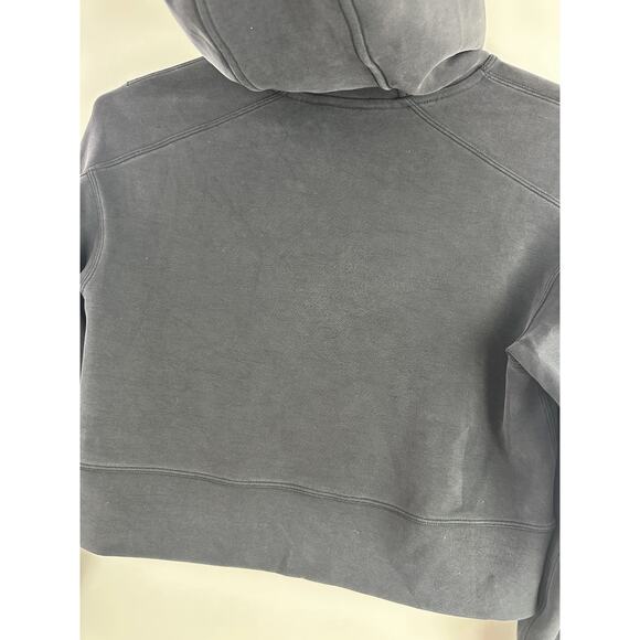 Lululemon Get Centred Crop Hoodie Black Size 4 Athletic Athleisure Vented Pocket - Picture 13 of 16